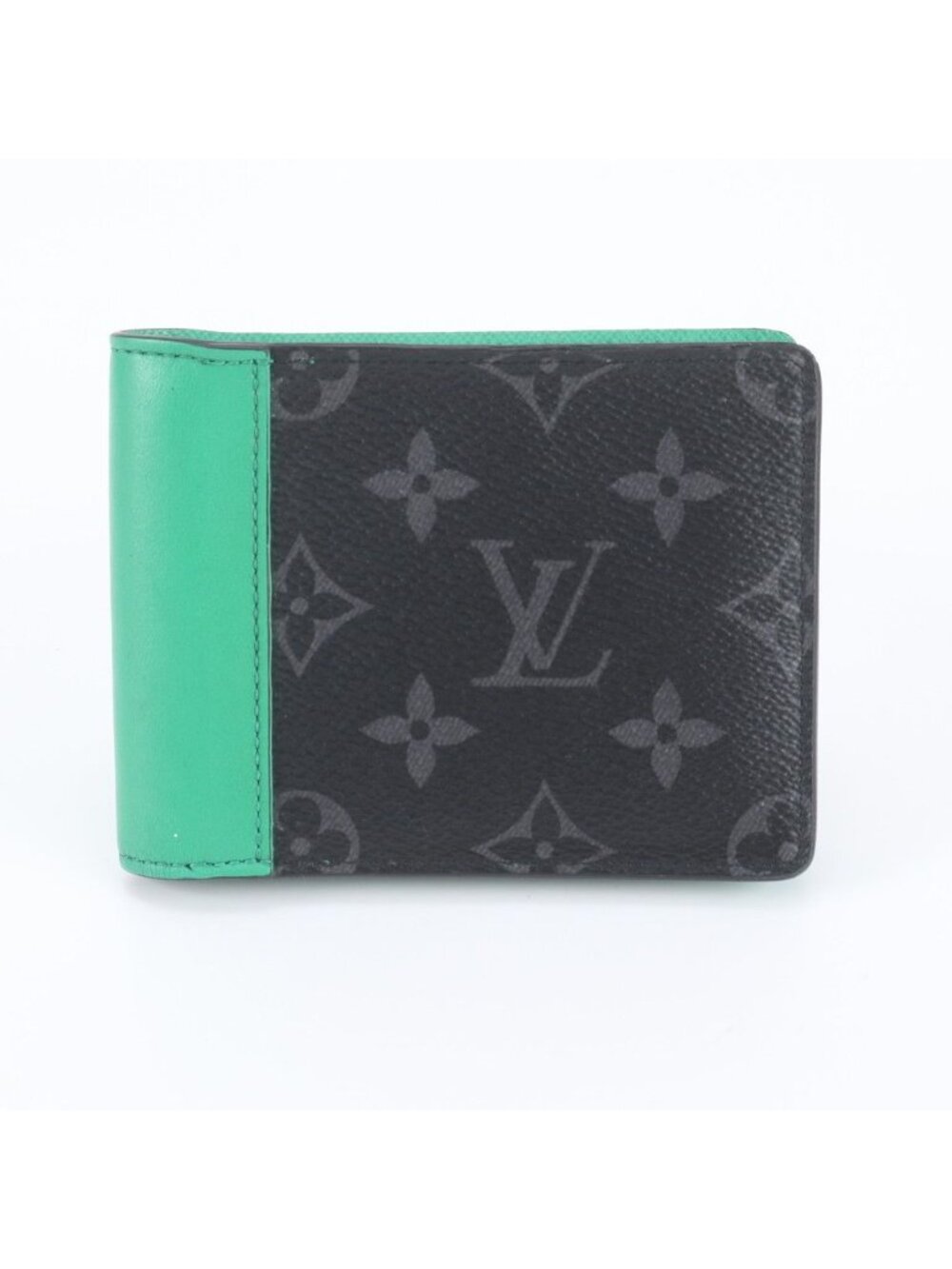 Louis Vuitton Monogram Eclipse Portefeuille Slender Leather Bifold Wallet